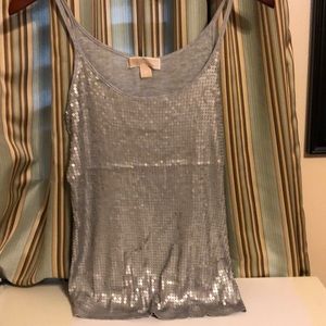 Michael lots sequin  tank XS